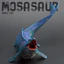 HT3 Lớn Cứng PVC Khủng Long Mô Hình Thực Tế Mosasaurus T-Rex Spinosaurus Kỷ Jura Nhân Vật Hành Động TH3