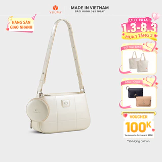 Túi Yuumy (Thời trang nữ hiện đại kèm ví mini size 24 - Túi đeo chéo da Glossy YN311)