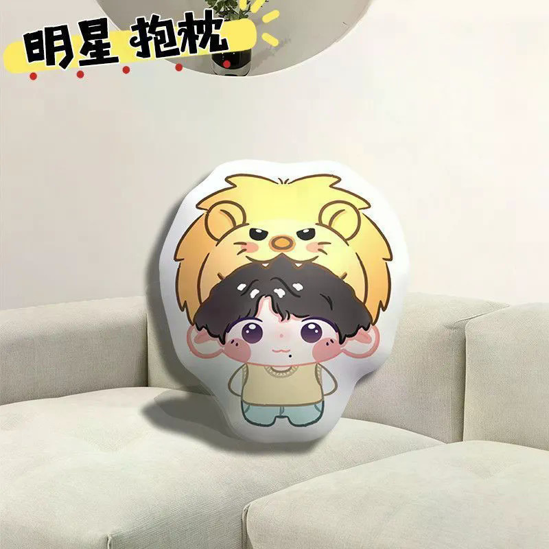 2026 Shatou CP Sun Yingsha Wang Chuqin Dễ Thương q Phiên Bản Búp Bê Sang Trọng Gối Qiwen Hoạt Hình Anime Ngoại Vi Đầu Giường Hoạt Động
