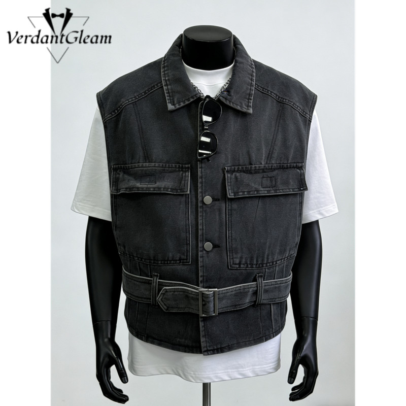Áo khoác denim unisex thời trang, phù hợp cho mùa hè