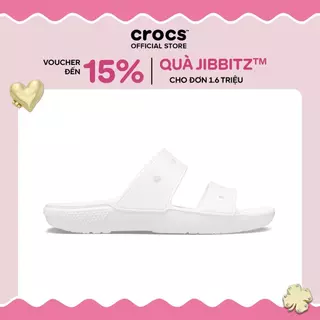 Dép Xăng Đan Unisex Crocs Classic - White - 206761-100