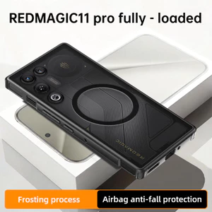 Dành Cho ZTE Nubia Red Magic 11 Air Case ELVEV Mờ Mờ Cứng PC Chống Sốc Bán Trong Suốt Hút Trở Lại