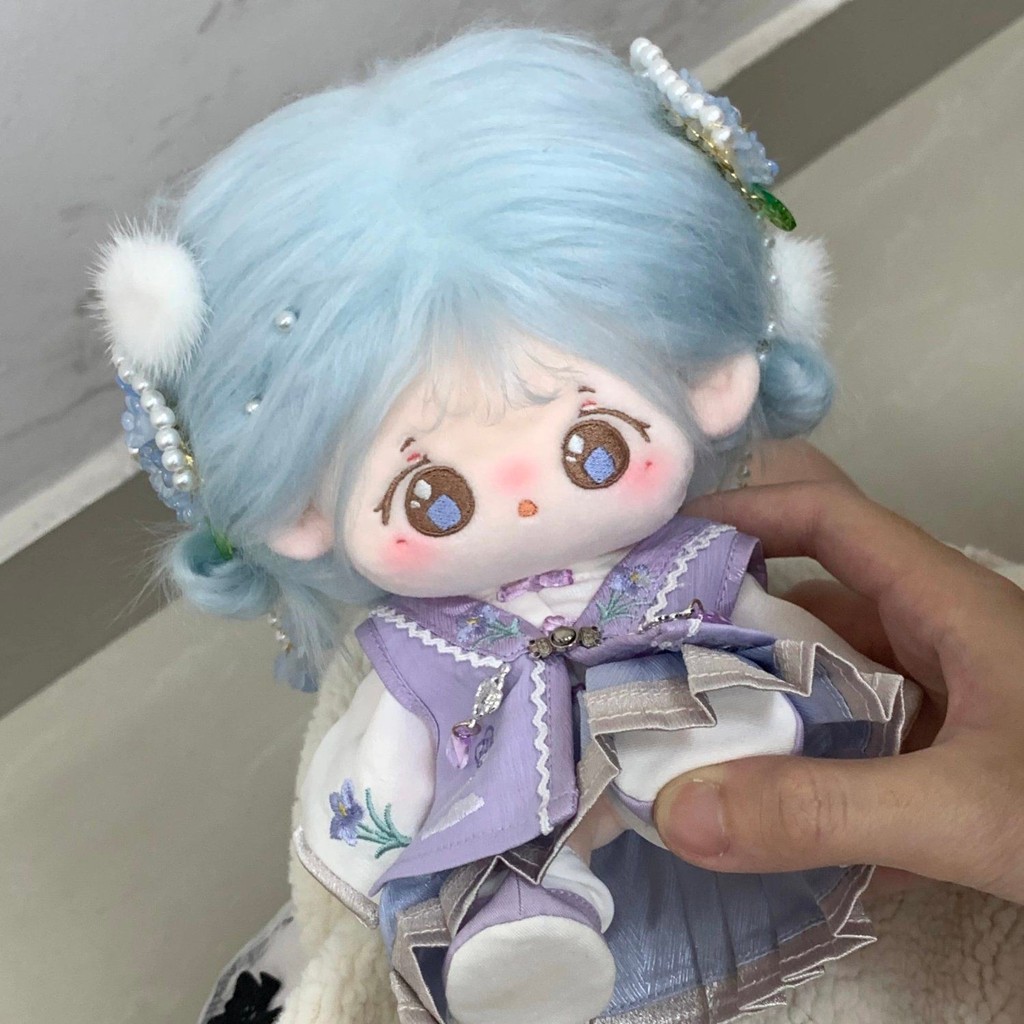 20cm Búp Bê Cotton Bộ Quần Áo Cổ Búp Bê Quần Áo Thay Thế Phong Cách Trung Hoa Đinh Hương Nút Quần Áo Cho Bé Không Có Thuộc Tính 4.3