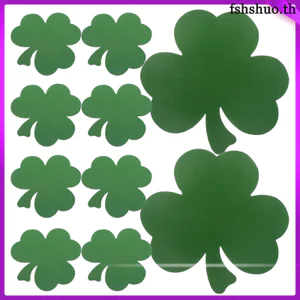 40 Chiếc Xanh Leprechaun Cutouts Shamrock Trung Tâm Bản Tin Ban Viết Tay Thẻ Trang Trí May Mắn fshshuo