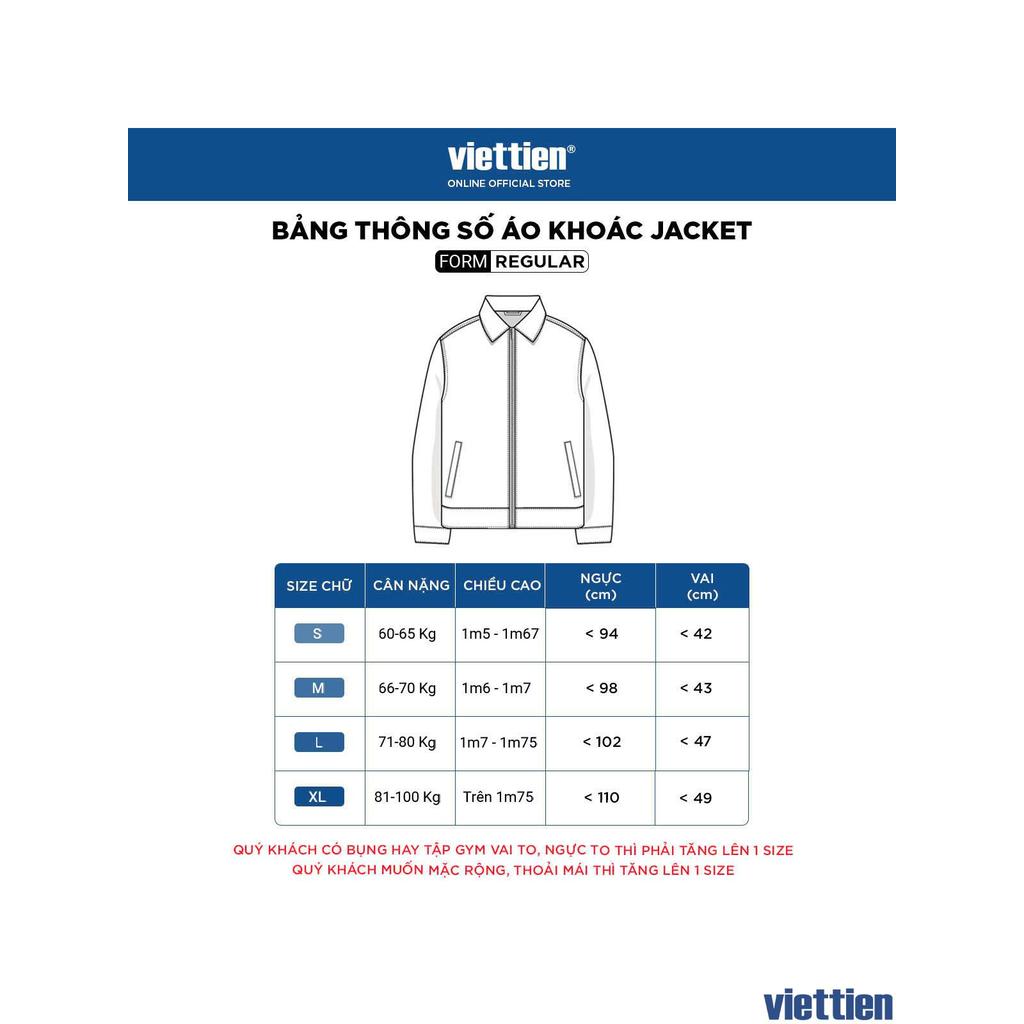 Áo Jacket 2 lớp VIETTIEN SMART CASUAL vải Polyester form REGULAR VT00000696