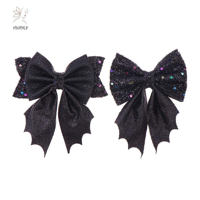 Kẹp Tóc Hình Dơi Chunky Cho Lễ Hội Halloween, Phụ Kiện Tóc Cute dành cho Các Bạn Nữ