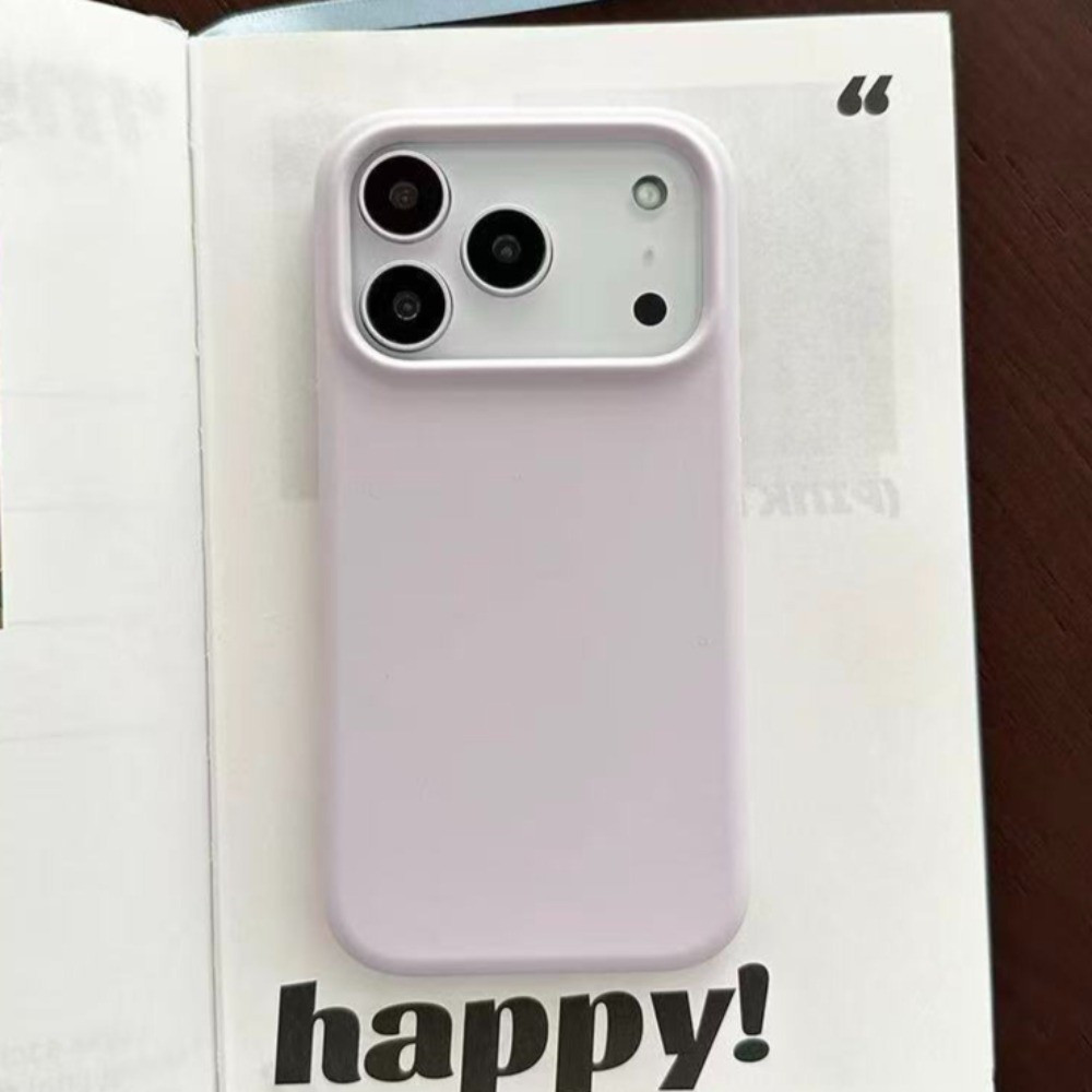 Ốp điện thoại silicon nhiều màu đơn giản IPhone 17 Pro Max 17Air 16Plus 16 15 14 13 12 11 Vỏ điện thoại chống rơi