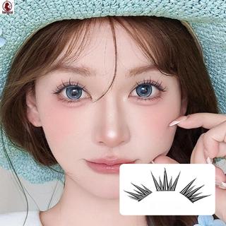 Cụm lông mi màu đen có thể tái sử dụng - Không cần keo cho buổi biểu diễn thời trang Đám cưới khiêu vũ