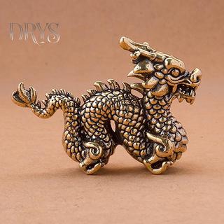 (TFT) Trung Quốc Cung Hoàng Đạo Rồng Trang Trí Thủ Công Tượng Quái Vật Rồng Tượng Tượng Đồ Trang Trí Cổ Đồng Thần Thoại Thủ Công MỚI