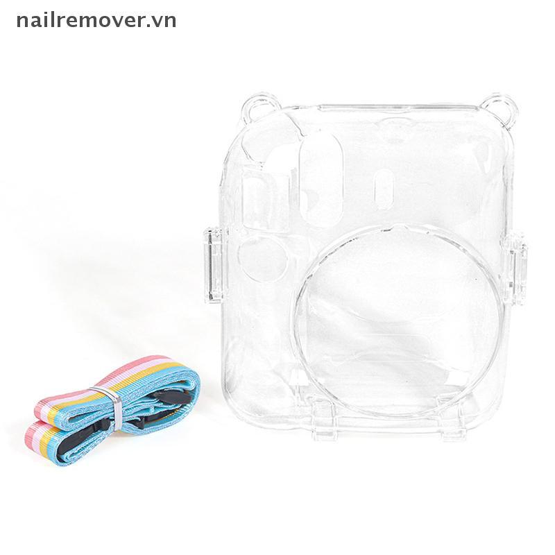 [NR] 1 Vỏ Máy Ảnh Pha Lê Sáng Bóng Cho Instax Mini 12 Túi Bọc Lấp Lánh Trong Suốt Có Dây Đeo Cho Instax Mini 12 MỚI