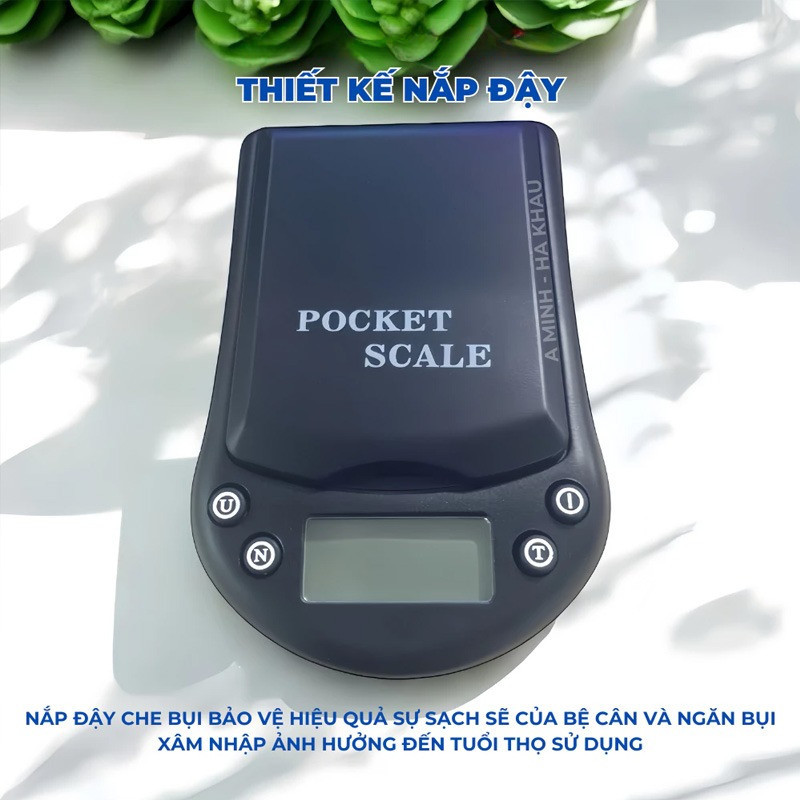 Cân Tiểu Ly Pocket 200g/0.01g, Cân Bỏ Túi Đa Năng, Vỏ Nhựa ABS Chống Va Đập, Tiện Lợi