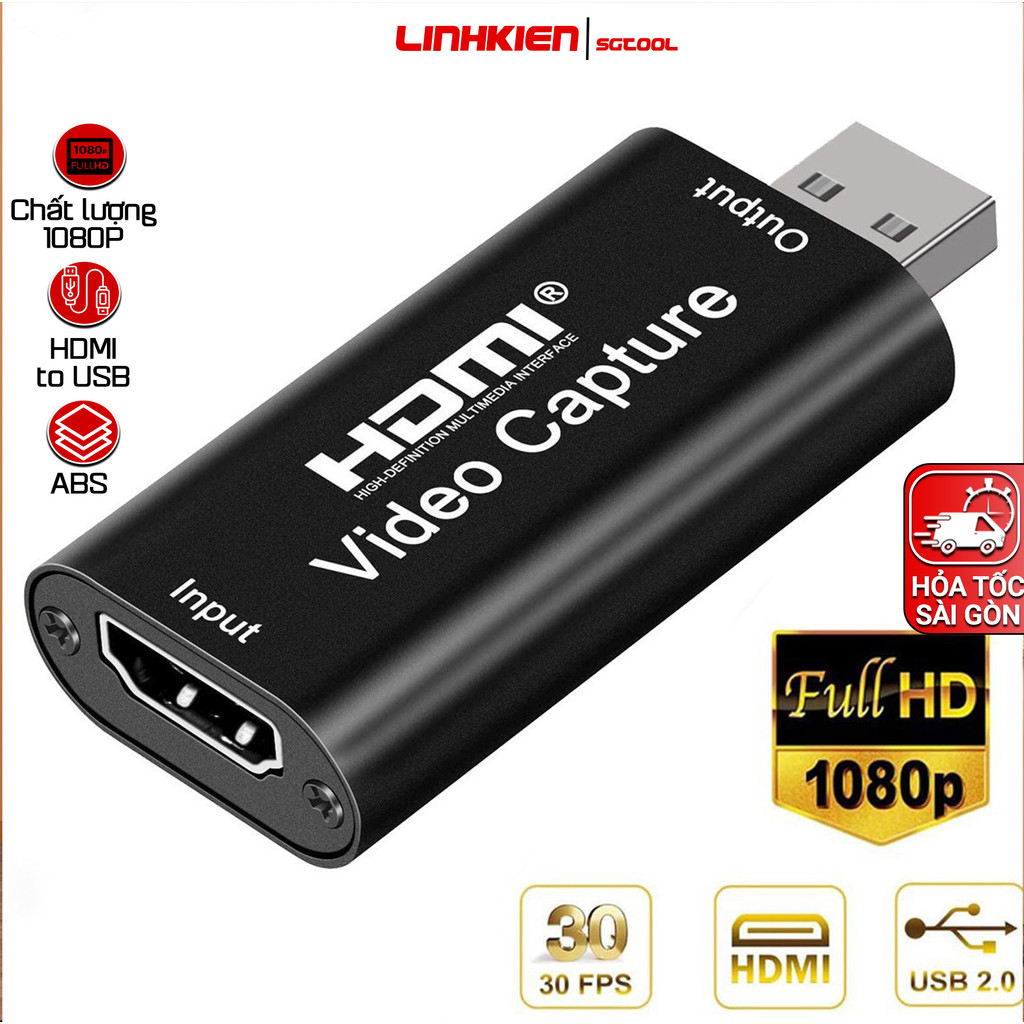 Capture Card chuyển đổi HDMI ra USB cho Laptop PC Windows Mac Chất ...