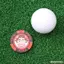 Hokushin Trading Peko-chan Golf Chip Marker MK0359 – Marker Golf Dạng Đồng Xu Hai Mặt, Màu Đỏ