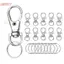 HFSHY 50 Kẹp Móc Tôm Hùm Kim Loạt Xoay có Vòng Chìa Khóa - Phụ Kiện Trang Sức Handmade VN