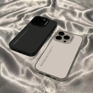 Ốp Điện Thoại Mờ Tiếng Anh Đơn Giản Thích Hợp Cho iPhone 14Plus Hợp Thời Trang 13Pro 15ProMax Premium 12ProMax 11 17PROMAX 15ProMax Vỏ Mềm Bảo Vệ Chống Sốc Chống Sốc