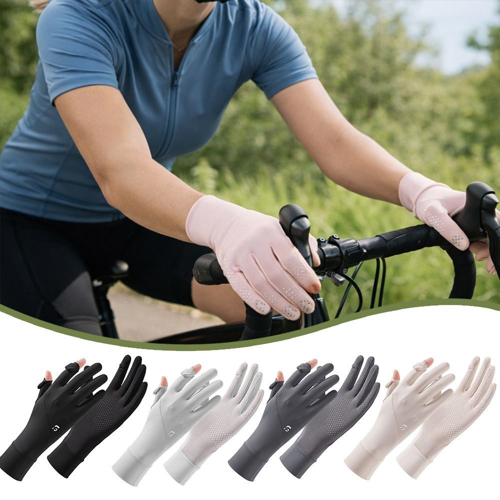 Găng tay lái xe và xe đạp FEDAOG - Chống nắng, bảo vệ khỏi tia UV, tương thích với màn hình cảm ứng, thoáng khí và chống trượt, dành cho nữ