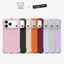 Ốp điện thoại silicon lỏng màu tím dâu tằm cho iPhone 17 Pro Max / 17Pro Air 16 15 14 13 Pro Max Vỏ bảo vệ chống sốc từ tính