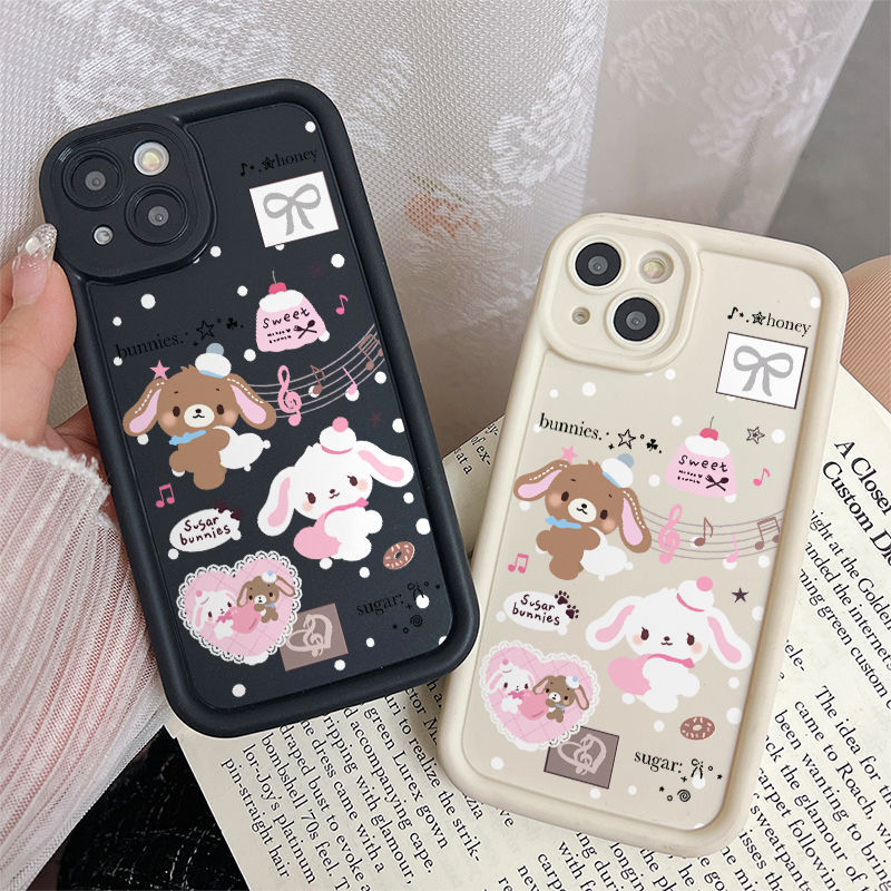 Ốp Lưng Cho Samsung Galaxy A07 A06 A05 A04 A03 A17 A16 A15 A14 A13 A25 A23 A22 A35 A33 A32 A31 A56 A55 A52 A51 A50 Chống Rơi Thiên Thần Thiết Kế Mắt Họa Tiết Gấu Dễ Thương JGS211