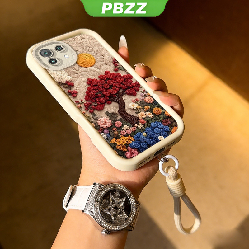 Ốp Lưng Cho Xiaomi 11 12 15 14 13 Ultra Mi 15 14 Pro 12t 11t 14T 15t 13T Pro 5g 11 12 lite Vỏ Điện Thoại Vỏ Mềm Chống Sốc Thẩm Mỹ Mới Dễ Thương Có Dây Buộc Cho Bé Gái JTDTHS01