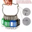 Nhẫn chìa khóa NORDICLIFE 16 / 26 / 36 miếng, có biển số Thẻ chìa khóa nhựa, Cửa sổ trong suốt nhiều màu Vòng chia kim loại Chuỗi chìa khóa Phụ kiện cho thuê