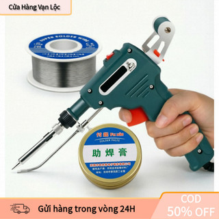【vạn】Mỏ hàn công suất cao đi kèm dây thiếc bền bỉ và keo hàn thẩm thấu nhanh, lý tưởng cho mạch in.
