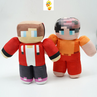 PLUS✨Jiejie và Maggie Búp bê sang trọng Minecraft Nhân vật trò chơi Đồ chơi sang trọng Vui nhộn Milo và Chip Plushie Đồ chơi sáng tạo Quà tặng cho trẻ em và người lớn COD