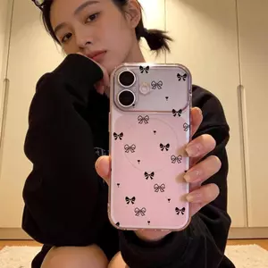 Bướm đenĐối với trường hợp iPhone 171615pro Fine Hole 1413 All Inclusive