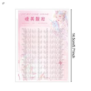 Lông mi giả với kim cương giả Uốn tóc tự nhiên DIY Phần mở rộng lông mi cho quà tặng trang trí tiệc