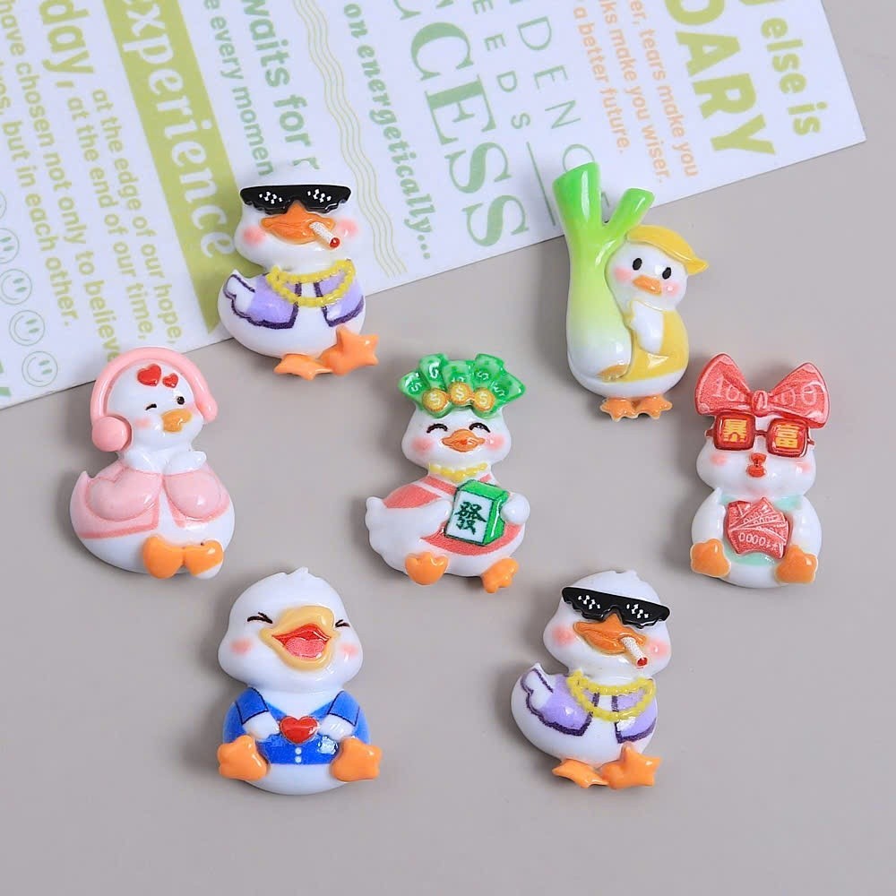 Set Charm Vịt Cute Lạc Lối – 6 Charm Vịt Siêu Cưng Trang Trí Dép Hot Trend