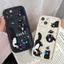 Ốp Lưng Cho OPPO A6 A5X A3 A95 A74 A60 A58 A57 A54 A53 A52 A38 A18 A17 A16 A15 F11 F9 Pro Reno 14 13 12 11 10 7Z 8Z 6Z Chống Rơi Thiên Thần Thiết Kế Mắt Họa Tiết Mèo Dễ Thương JGS318