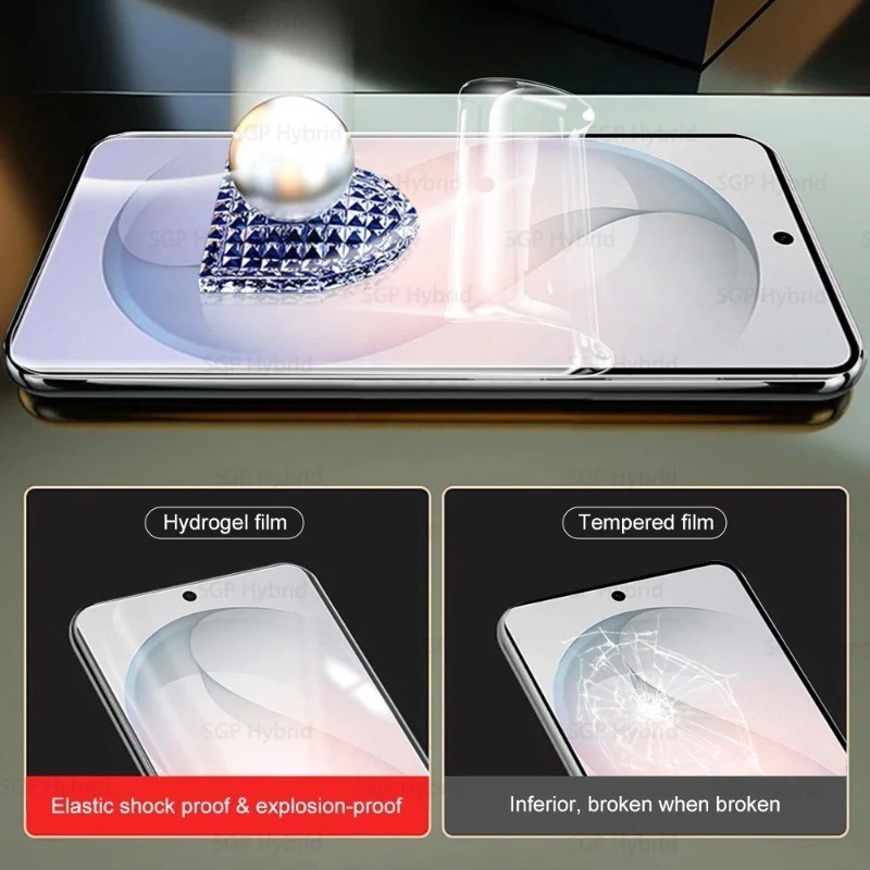 1-2 Chiếc Full Cover Chống Ánh Sáng Xanh Mềm Hydrogel Cho Oppo Reno11 Reno12 Reno13 F Pro 4G 5G Chống Rơi Chống Gián Điệp Riêng Tư Và Bảo Vệ Màn Hình HD Phim Mờ