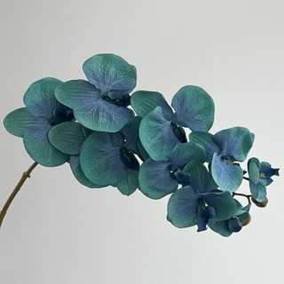 THEHOMECO Nhân Tạo Bướm Phong Lan, 10 Đầu Đa Màu Phalaenopsis Giả, Dây Sắt Sống Động Như Thật Lớp Lót Bên Trong Cảm Ứng Thật 98cm Hoa Lụa Trang Trí Đám Cưới