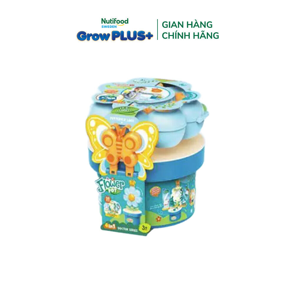 [Quà tặng không bán]Đồ chơi trẻ em bằng nhựa: Bộ chậu hoa