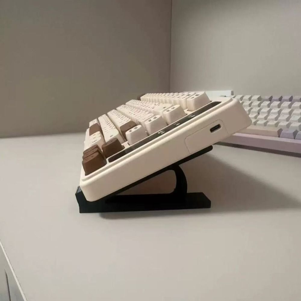 HOBBYIN 1 Cặp Bàn Phím Máy Tính Nâng, Bàn Phím Góc Nâng Bằng Nhựa Chân Đế Nâng Cao, Phụ Kiện Giá Đỡ Màn Hình Di Động