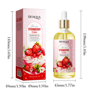 All English Strawberry Cake Nourishing Body Oil BIOAOUA Tinh chất dưỡng ẩm da 2026.3.22