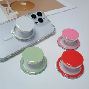 Dễ Thương Macaron Jelly Giá Đỡ Điện Thoại Từ Tính 2 Chiếc Trong Suốt Co Giãn Đa Năng Lười Giá Đỡ Cho Gia Đình & Du Lịch