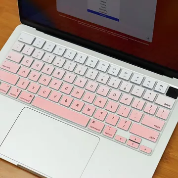 Dành Cho MacBook Air 15 "2026 2025 2023 M2 A2941 Dành Cho MacBook Air 13,6" M2 A2681 Dành Cho MacBook Pro 14 "16" M5 M4 Vỏ Bàn Phím Silicon Da