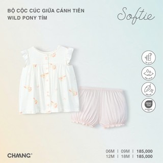 Chaang SS26.T3.3 BST Bộ cộc cúc chéo, Bộ cánh tiên cho bé