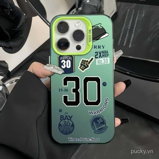 Ốp điện thoại Warrior No. 30 Bóng Rổ Thể Thao Thích Hợp Cho iPhone 13promax 13 14 15 16 promax 16pro xr xsmax 17promax 11pro 12pro 14promax Vỏ Bảo Vệ Chống Sốc