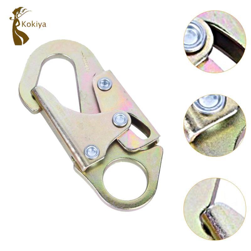 Móc chụp thiết bị thép chịu lực 25kN chuyên dụng cho rappelling và leo núi