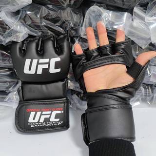 Boxing Glove Adult Men MMA Half Finger Training Professional Fight Boxing Gloves q8zH