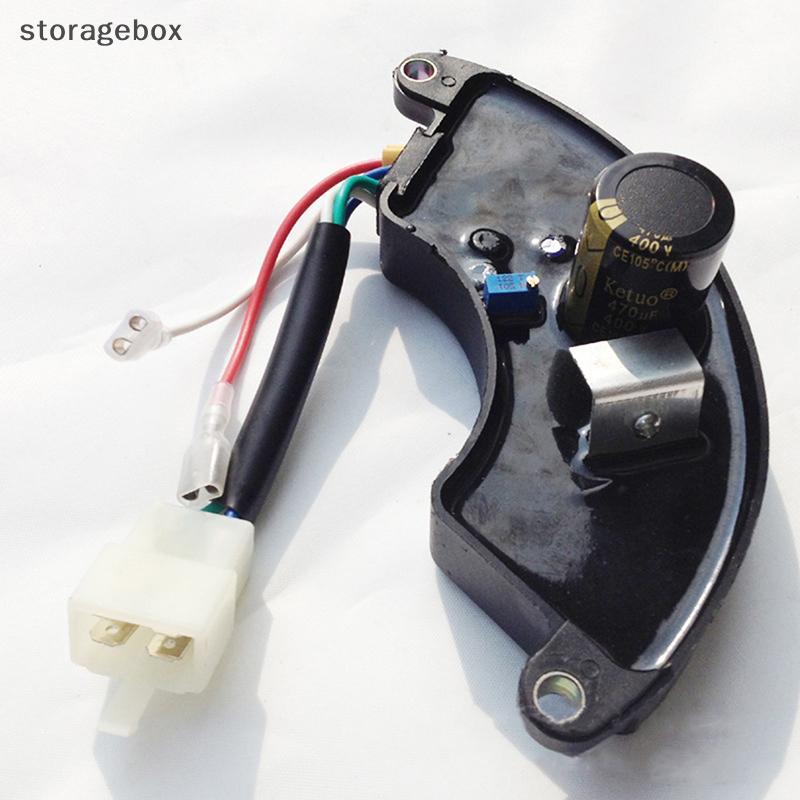 [Hộp lưu trữ] Máy phát điện lưỡi liềm một pha 5-8KW AVR Bộ chỉnh lưu điện áp tự động Bộ phận máy phát điện xăng Đẹp