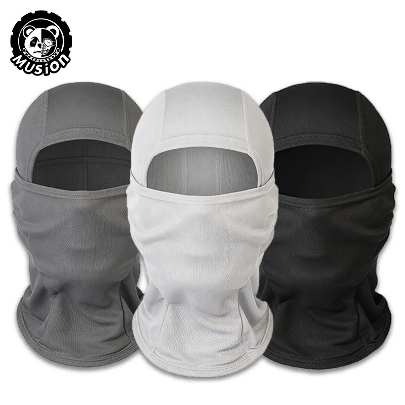 Mũ thông hơi balaclava chống tia UV, làm mát thoáng khí, có lỗ kính cho unisex dùng ngoài trời