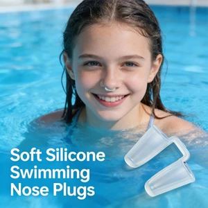 YOI Silicone Mềm Nút Bơi Mũi Bảo Vệ Chống Thấm Nước Cắm Mũi Bể Bơi Có Hộp Bảo Quản Cho Bể Bơi Đi Biển Và Lặn Kích Hoạt