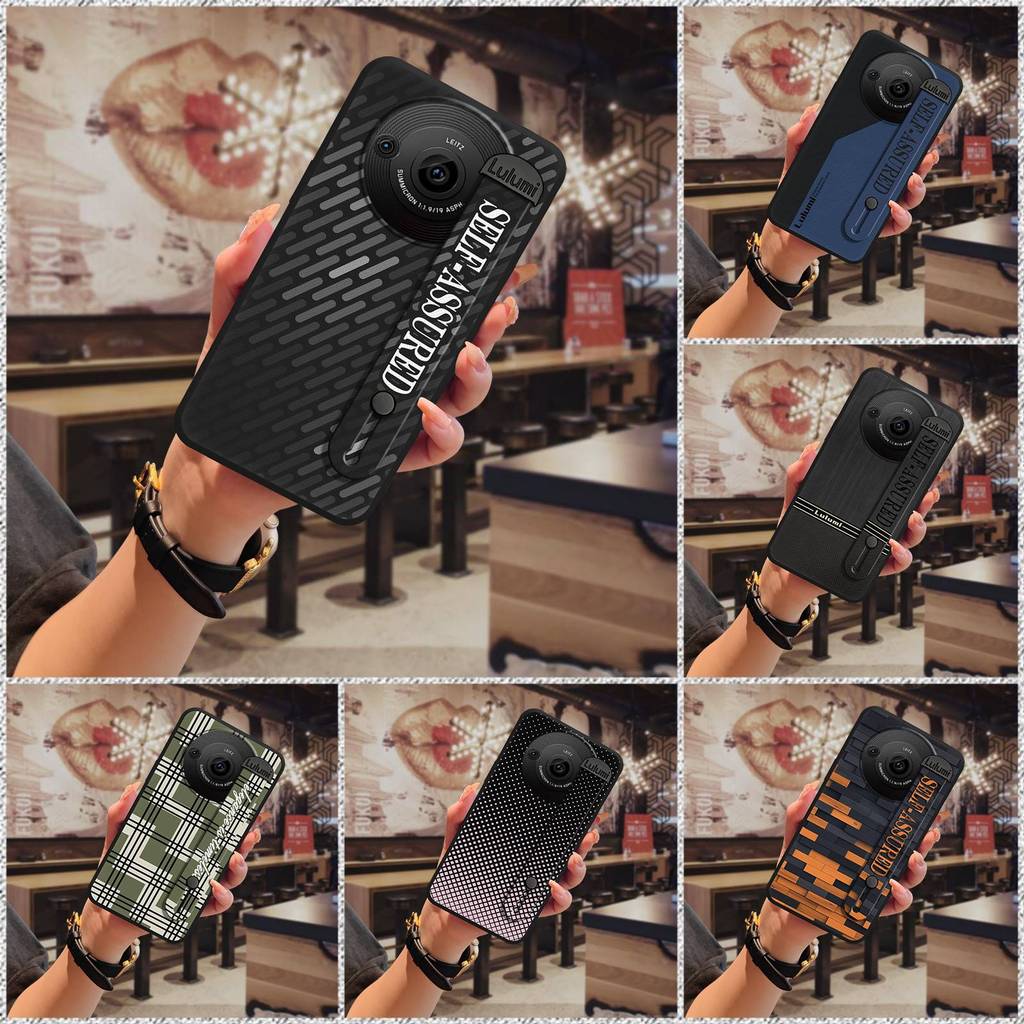 Ốp Điện Thoại Giá Đỡ Sharp Aquos R8 Pro / SH-51D / R8S Pro, bảo vệ chống va đập, chân đế, chống bụi, chống thấm nước, thiết kế nam tính
