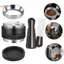 Bộ phụ kiện Espresso TRTR 5 CÁI, Bộ phân phối cà phê và máy san phẳng Tamper, Bộ dụng cụ WDT và phễu định lượng phù hợp với 51 / 53 / 58 Mm VN