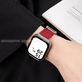 Dây đeo đồng hồ bằng da khóa từ tính bằng kim loại cho đồng hồ Huawei Watch FIT 4 FIT4 Pro GT6 41mm Watch5 46mm Dây đeo hạt lychee có khóa chữ H cho Huawei Fit3 fit2 Fit GT5 GT4 18mm 20mm 22mm