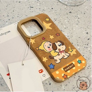 Dành Cho Honor 500 300 200 100 90 80 70 60 50 GT Pro Power 2 Win X9C Smart 5G 4G Vỏ Điện Thoại Dễ Thương Twinkle Star Dalmatian Dog Polka Dot Brown Maill Style Suede Vỏ Mềm