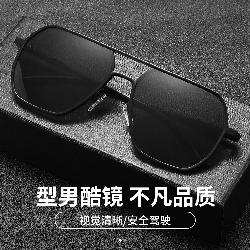 Kính Râm Phân Cực UV400 Đổi Màu Cho Nam - Perfect Cho Câu Cá và Lái Xe Ngoài Trời