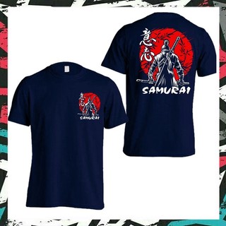 Áo thun Cotton nguyên chất Nhật Bản Samurai Street Unisex Quần áo